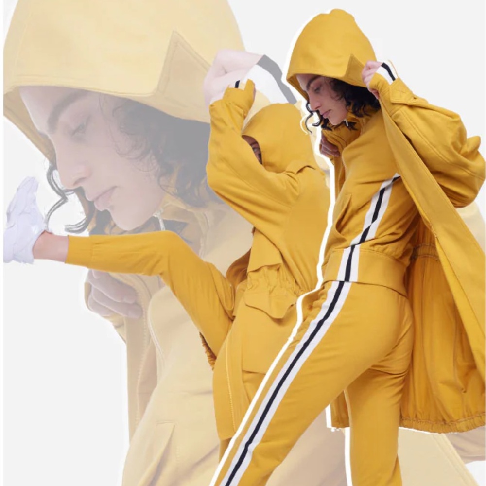 Norma Kamali Oversized Yellow Cocoon Coat from Summer/Pre Fall 2019 Line XS